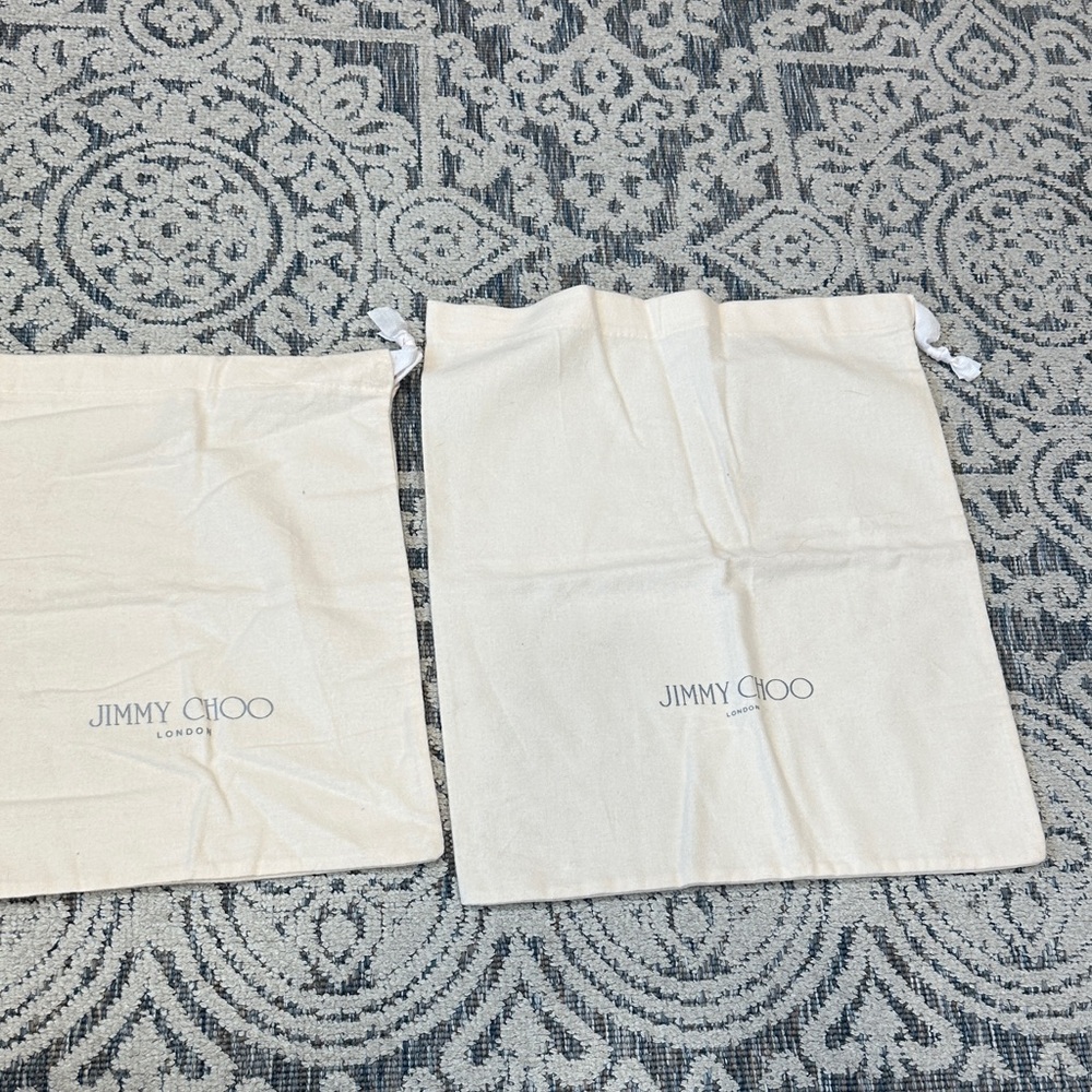 Jimmy Choo Ivory Dust Bags